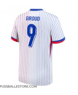 Günstige Frankreich Olivier Giroud #9 Auswärtstrikot EM 2024 Kurzarm